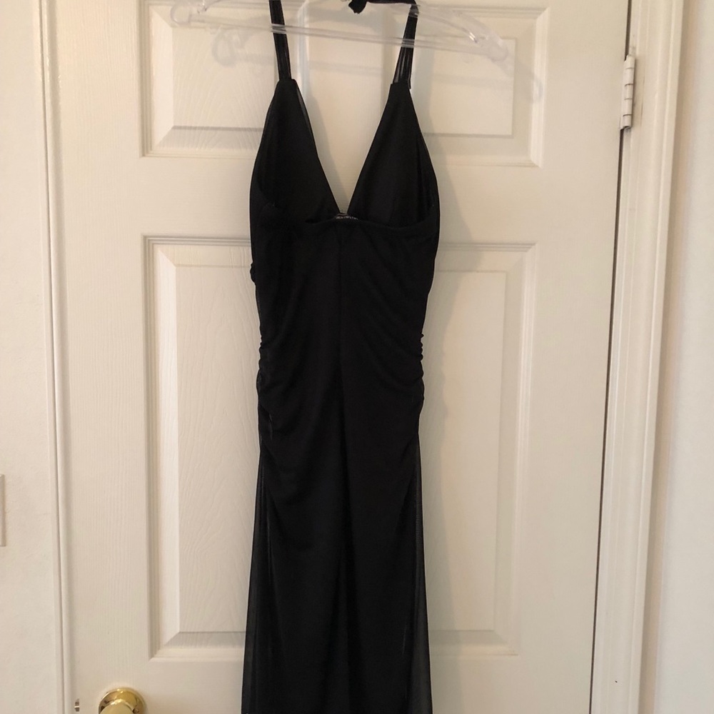 Sexy halter black Cocktail dress   💃